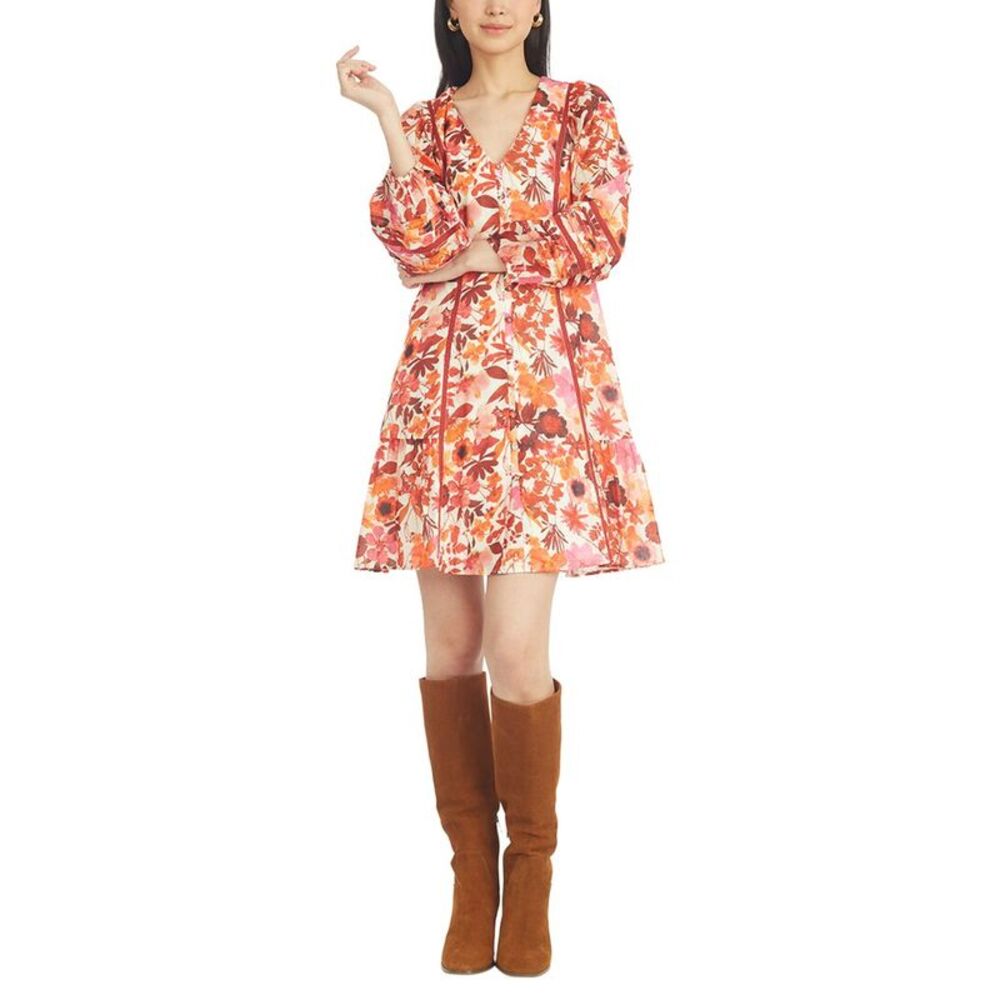 Draper James Womens  Gwen Long-Sleeve Dress